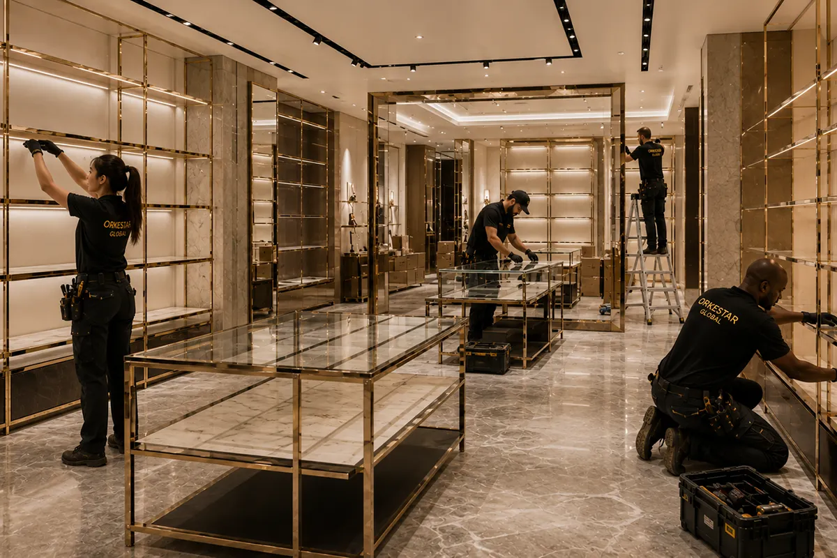 Retail Fixture Installation